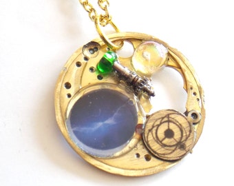 Doktor Who naszyjnik "pęknięcie w czasie"