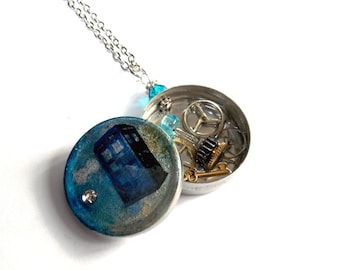 Doktor Who naszyjnik "medalion z ukrytym wymiarem #4"