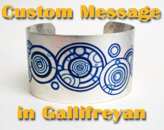 Doktor Who mankiet niestandardowy komunikat w GALLIFREYAN