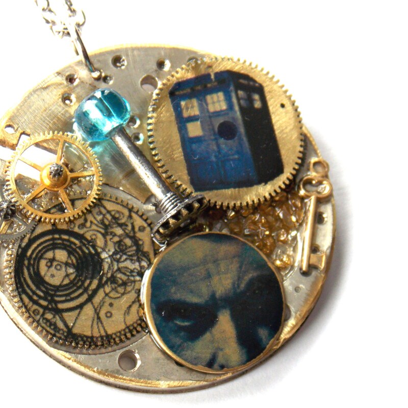 thumbnail image 2 of 1:1 Scale Silver TARDIS Key - Doctor Who Prop Replica - Antique Silver Finish 2 of 5