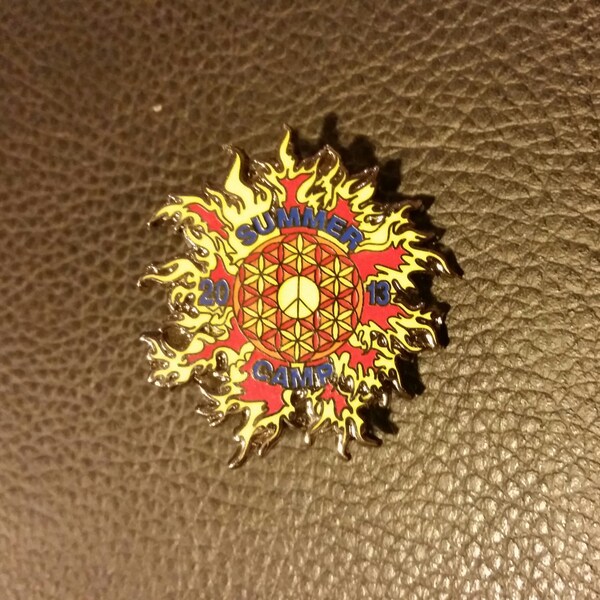 Summer Camp 2013 Sun Sacred Geometry Hat Pin