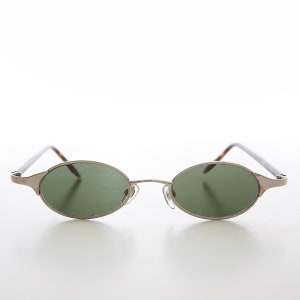 Micro Cyber Core Oval Vintage Sunglasses - Nat