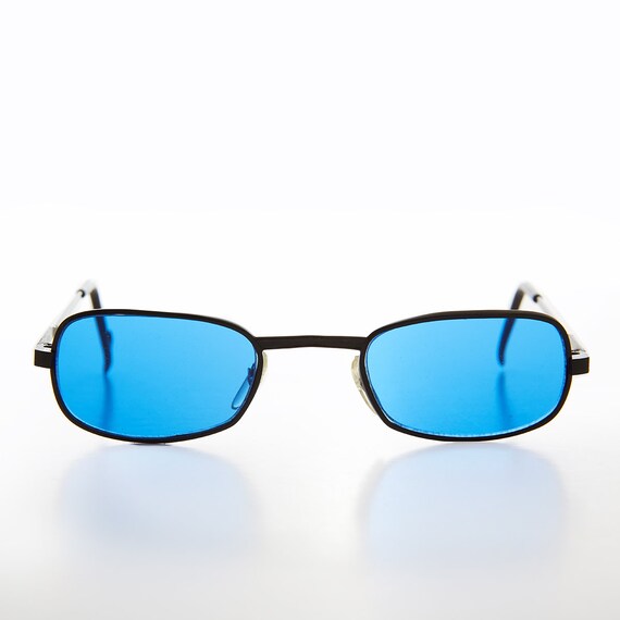 Colorful Small Rectangular Vintage Sunglass - Gal… - image 4