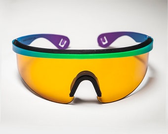 Killer Loop Wrap Sporty Shield Tri-color Sunglass - Looper