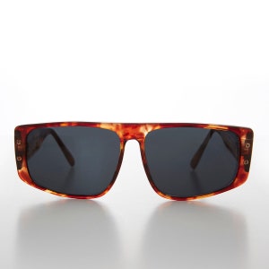 Wide Rectangular Hip Hop Vintage Sunglasses - Cortez