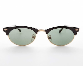 Ovale Katzenaugen-Damen Vintage-Sonnenbrille - Shelby