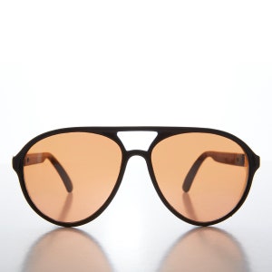 Classic Teardrop Pilot Sunglasses With Copper Lens - Flores