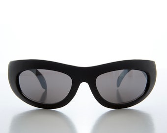 Bold Wrap Around 90s Sunglass Goggle - Kravner