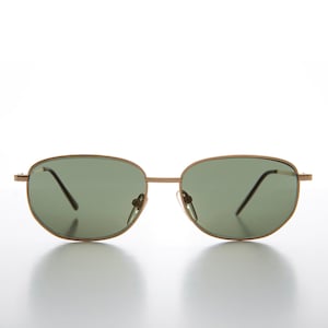 Gold Square Classic Optical Quality Unisex Vintage Sunglass - Chevy