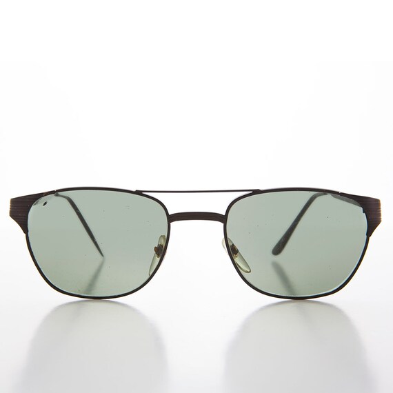 Square Pilot Fashion Vintage Unisex Sunglasses - … - image 3