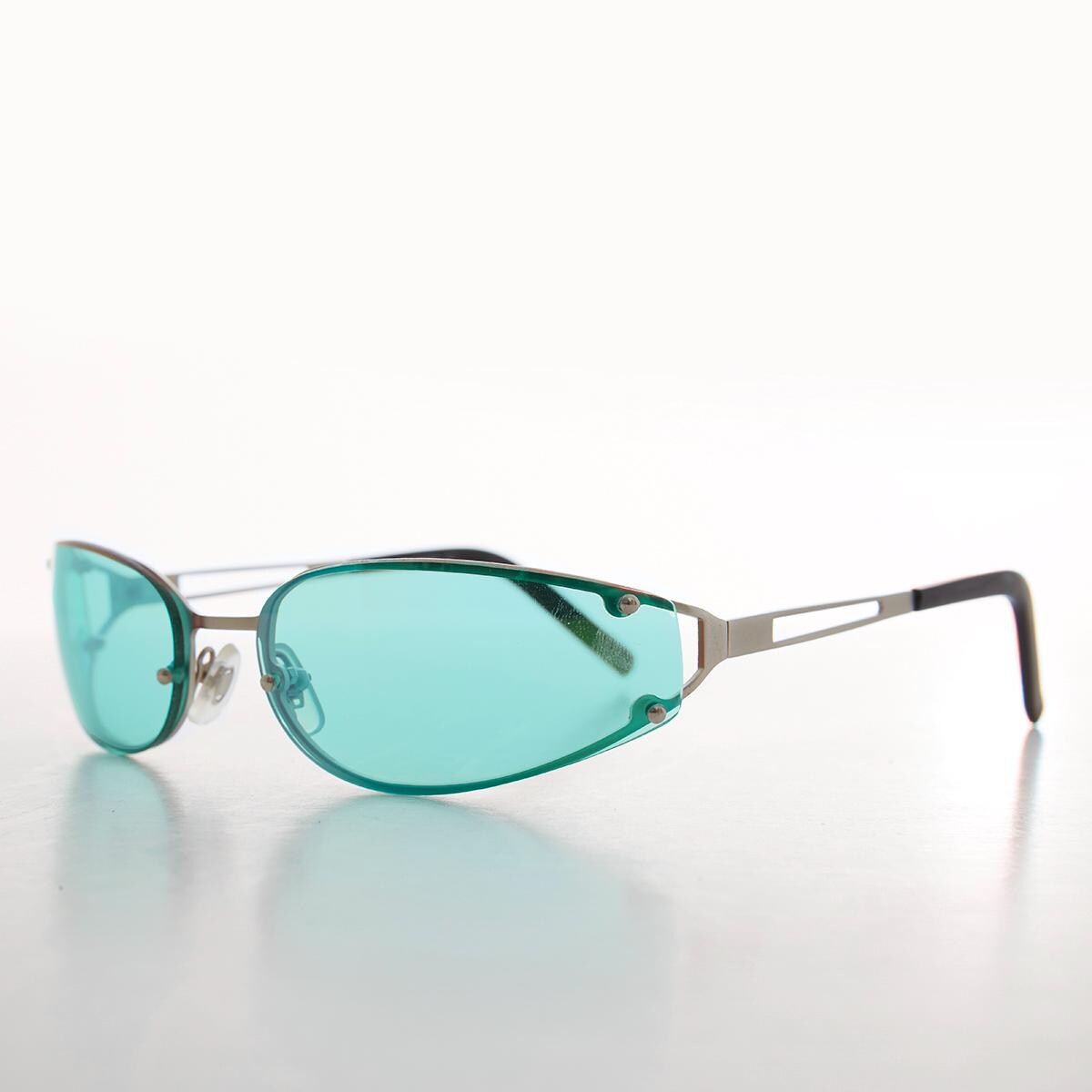 Purple Oval Sunglasses - Etsy display picture 3