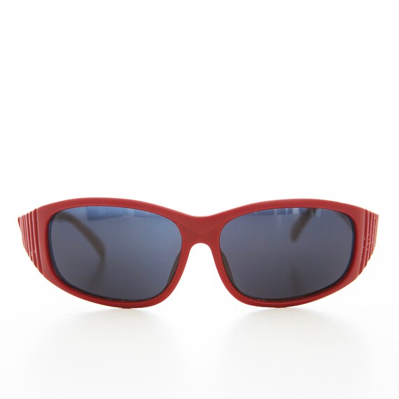 Polarized Sporty Wrap Around Vintage Sunglasses -… - image 7