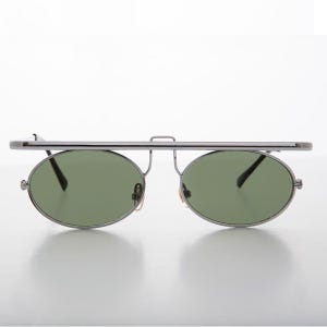 Cyberpunk Goth Vintage Oval Sunglasses  - Jenkins