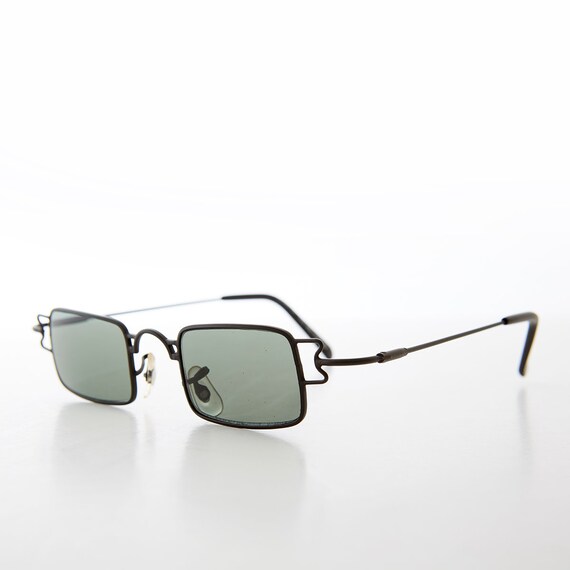 Decorative Square Spectacle Vintage Sunglasses - … - image 8