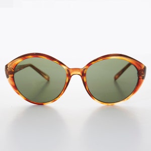 Round Women&#39;s Cat Eye Vintage Sunglasses - Ginger