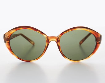 Round Women&#39;s Cat Eye Vintage Sunglasses - Ginger
