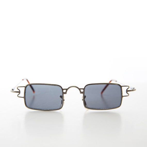 Decorative Square Spectacle Vintage Sunglasses - … - image 5