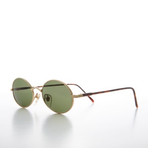 Klassieke ovale vintage jaren 90 zonnebril - Yates