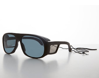 Gafas de sol de pesca negras con lentes polarizadas - Moby