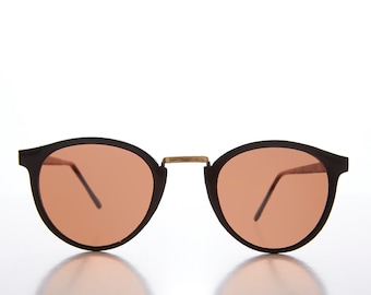 Round Sunglasses with Copper Lenses - Walden