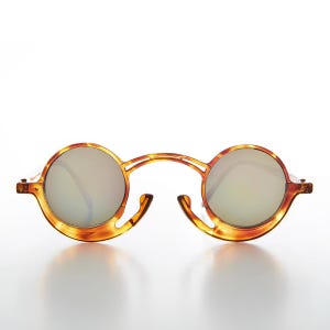 Ronde steampunk-zonnebril in Victoriaanse stijl - Pepe