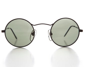 Hi Tek round silver metal sunglasses cult-17 unusual unique