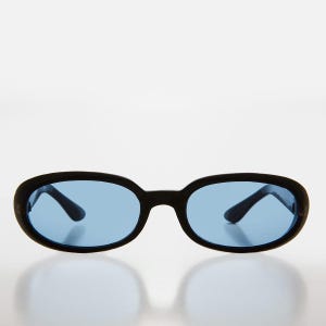 Small Oval Lens Vintage 90s Sunglasses