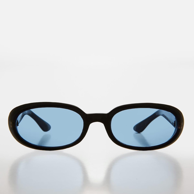 Small Oval Lens Vintage 90s Sunglasses