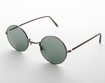 Round Hippy Teashades Vintage Sunglasses - Trinity