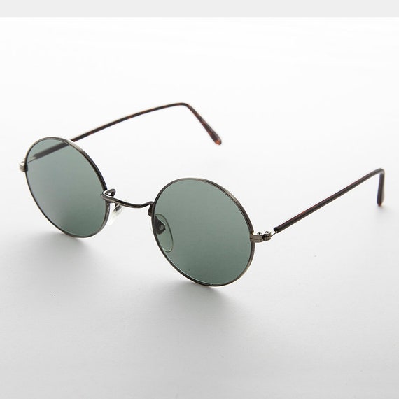 Round Hippy Teashades Vintage Sunglasses - Trinity