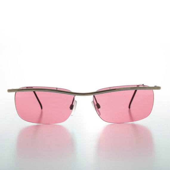 22 Rimless Rimless Y2K Vintage Sunglasses - Hyland - Gem