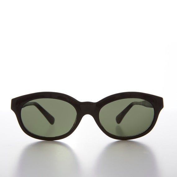 Classic Acetate Round Oval Vintage Sunglasses - C… - image 3