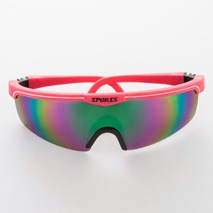 90s Sports Biker Wrap Around Sunglass - Cosmo