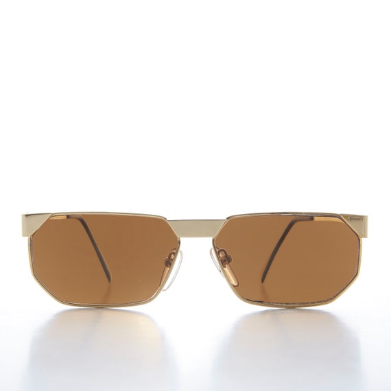 Occhiali Da Sole Unisex SPEXX 4254 – Vintage Retrò Bianco E Oro – Montatura Metallo/plastica – UV400