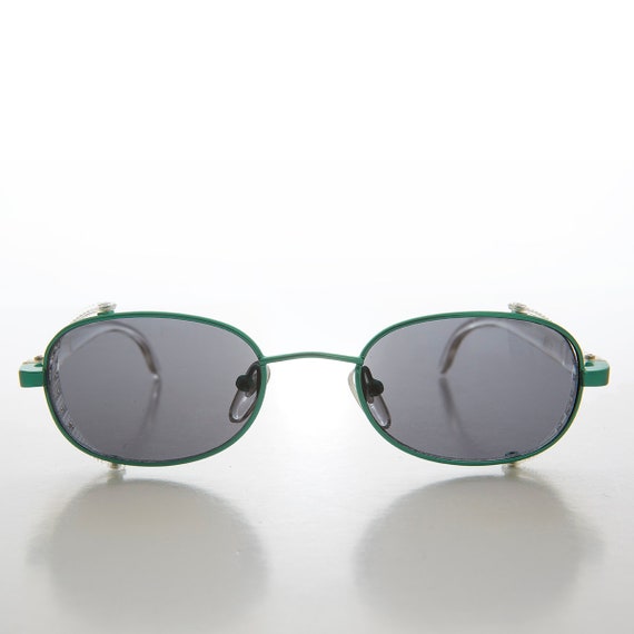 Cyber Punk Y2K Side Shield Vintage Sunglasses - M… - image 2