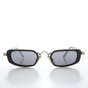 Rectangle Combination Frame Vintage 90s Sunglasses - Wiggins