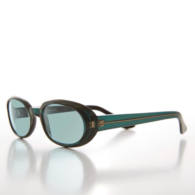 Small Oval Lens Vintage 90s Sunglasses