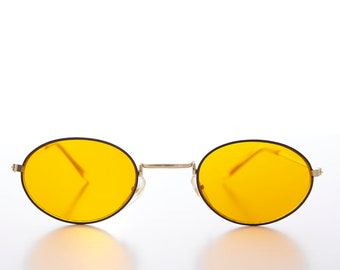 JOOP 83005 Vintage Eyeglasses, Orange Half Rim Glasses Frame