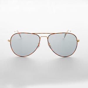 Vintage Aviator Sunglass Glass Photochromic Lens - Merlin 2