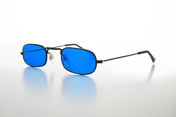 tiny rectangle sunglasses