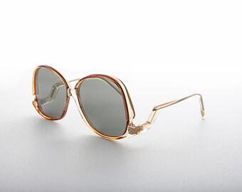 Rare Drop Temple Polarized Boho Butterfly Women's Vintage Sunglass -Bella