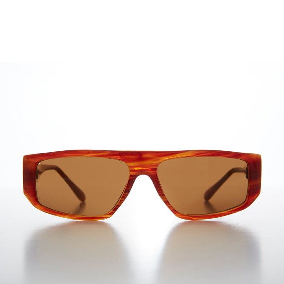 Slim Rectangle Mod Vintage Sunglasses - Judd - image 1