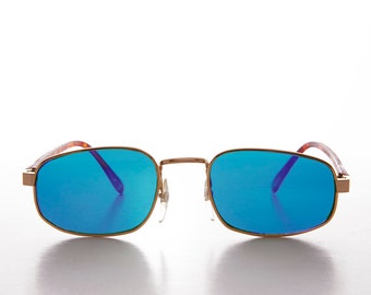 Gold Frame and Tinted Lenses Vintage Sunglasses - Jerry
