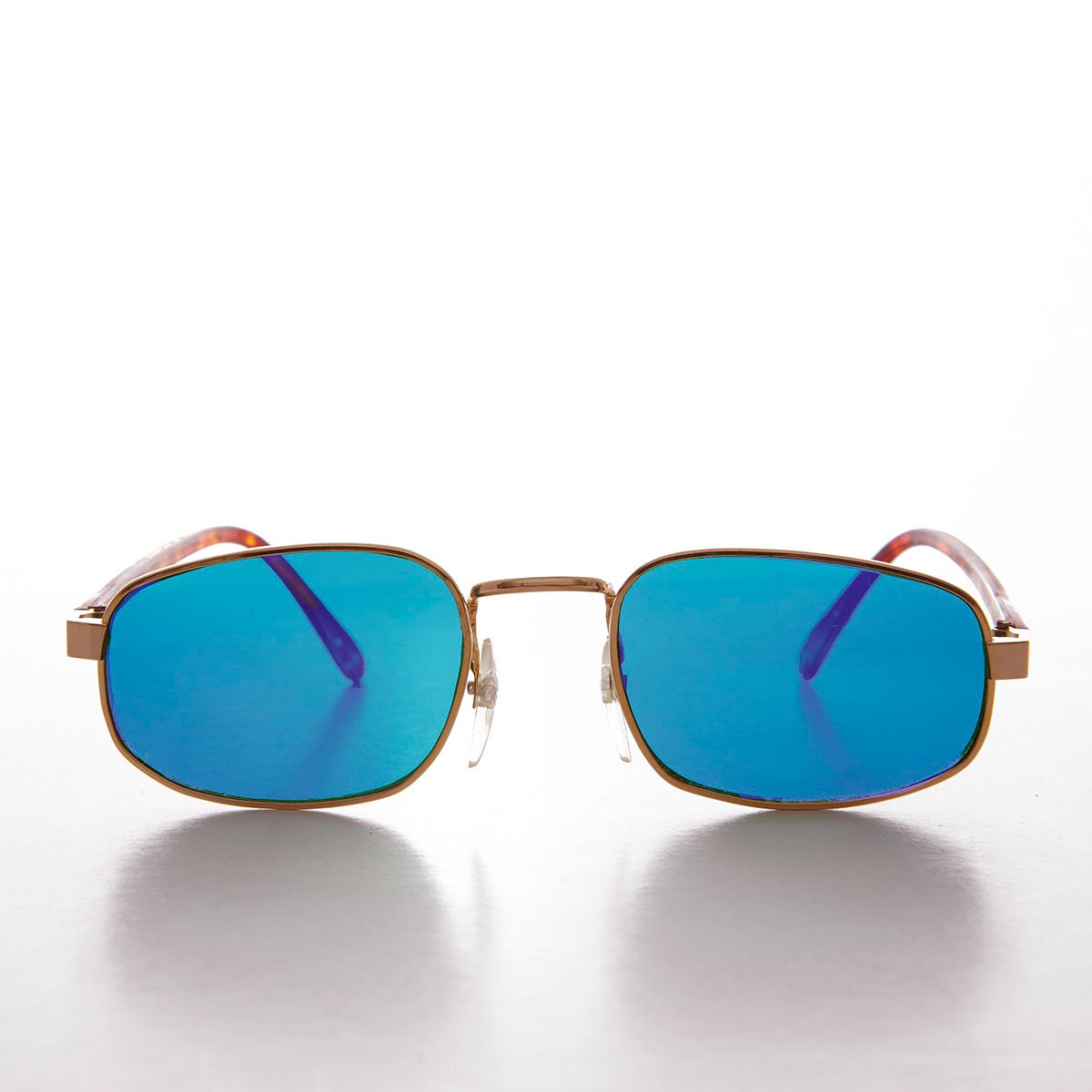 Vintage 1960s small MOD specs blue shaded sunglasses P250612200127-Side-WoC-1.jpg main image 2