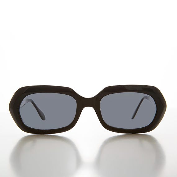 Rectangular Hexagon Mod Vintage Sunglass - Nadine - image 3