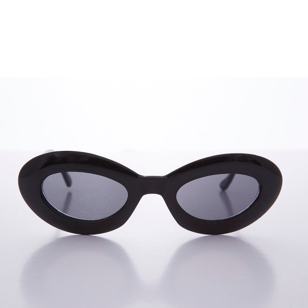 Chunky 60s Retro Mod Cat Eye Vintage Sunglasses - Zana