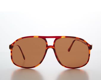 Gafas de sol de aviador cuadradas grandes polarizadas con cristal - Kioto