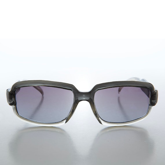 Colorful Rectangle Frame Vintage Sunglasses - Tal… - image 1