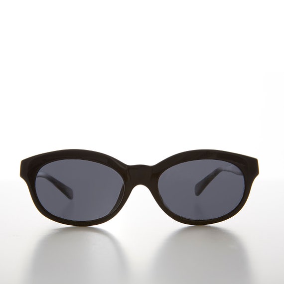 Classic Acetate Round Oval Vintage Sunglasses - C… - image 1