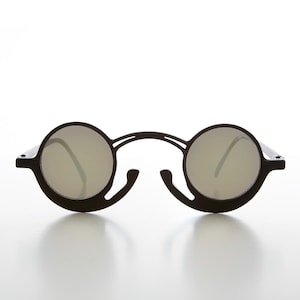 Round Victorian Style Steampunk Sunglasses - Pepe